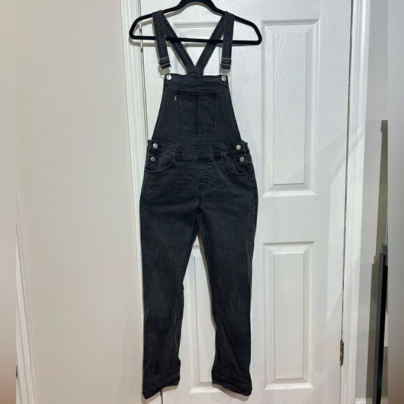 Levis Overalls kids overall Bib Denim Stretch black size 16 - Picture 1 of 10